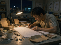 Lao Wu, the Designer: A 48-Hour Sample, and the Fifteen People Who Didn't Go Home That Night