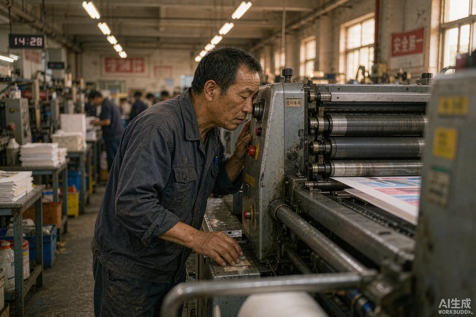 Lao Zhou, the Press Captain: His Hands Are on the Machine, His Mind Is Half a Beat Ahead